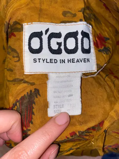 Camisa estampada amarilla O'God estilo hawaiano - miniatura 3