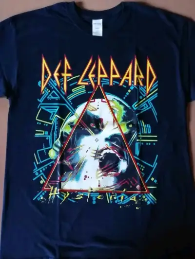 Polera Def Leppard Hysteria negro - miniatura 1