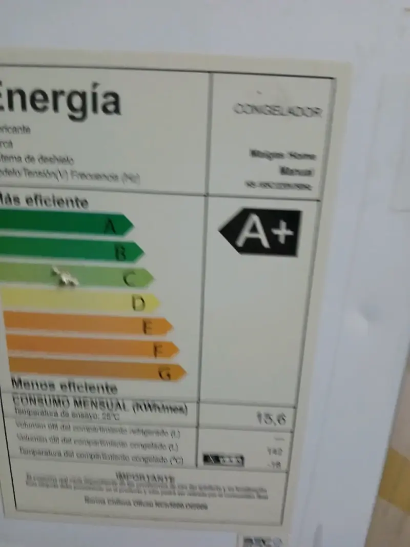 Congelador Marca Home A+ para Helados - 1