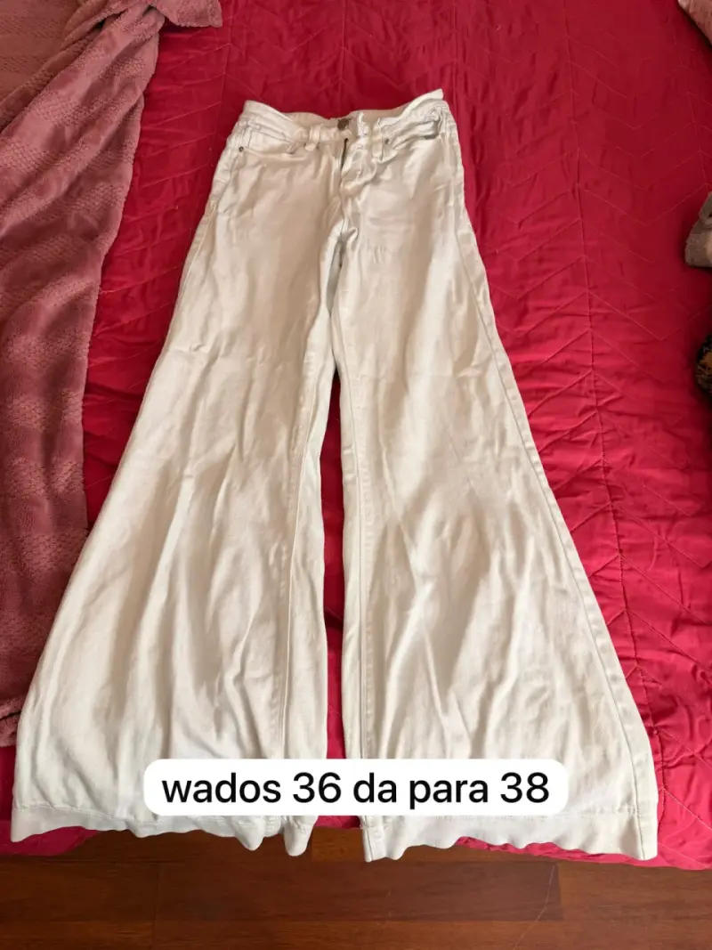 Pantalones blancos Wados talla 36 - 2