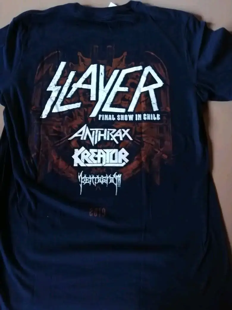 Polera Slayer Final Show en Chile - 2