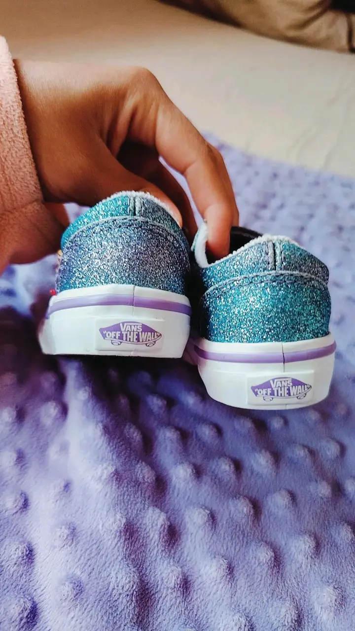 Zapatillas Vans brillantes para niñas - 2