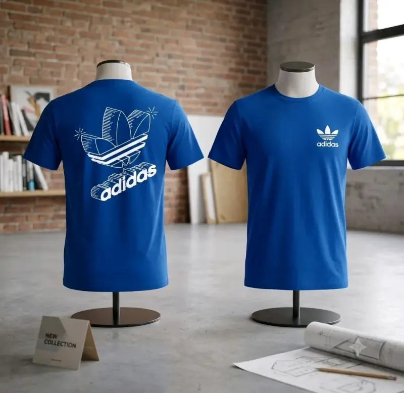 Polera Adidas con logo - 6