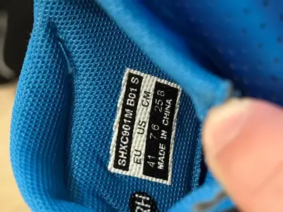 Zapatillas de ciclismo Shimano azules Profesionale - miniatura 4