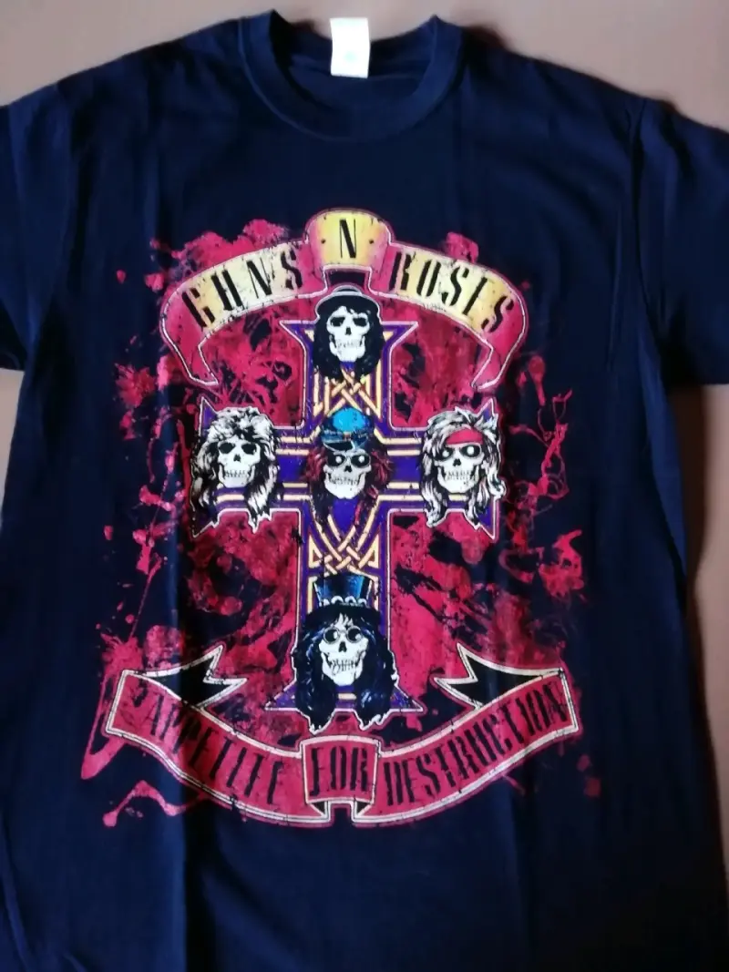 Polera Guns N' Roses con diseño gráfico - 1