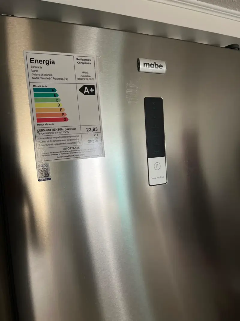 Refrigerador Mabe No Frost Acero Inoxidable - 4