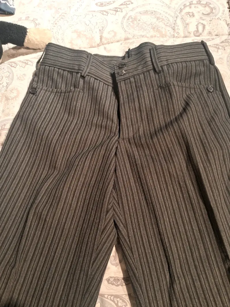 Pantalones de vestir a rayas para hombre - 2