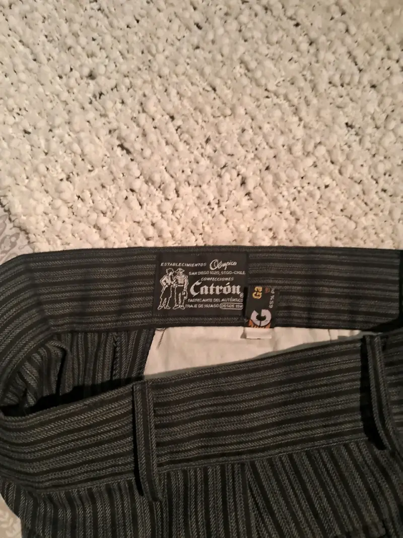 Pantalones de vestir a rayas para hombre - 3