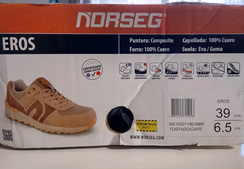Zapatillas Norseg Eros Tostado/Café de Cuero - 3
