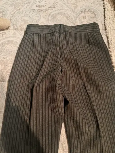 Pantalones de vestir a rayas para hombre - miniatura 2