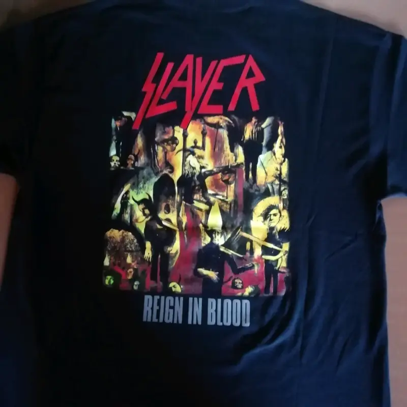 Polera negra Slayer Reign in Blood - 2