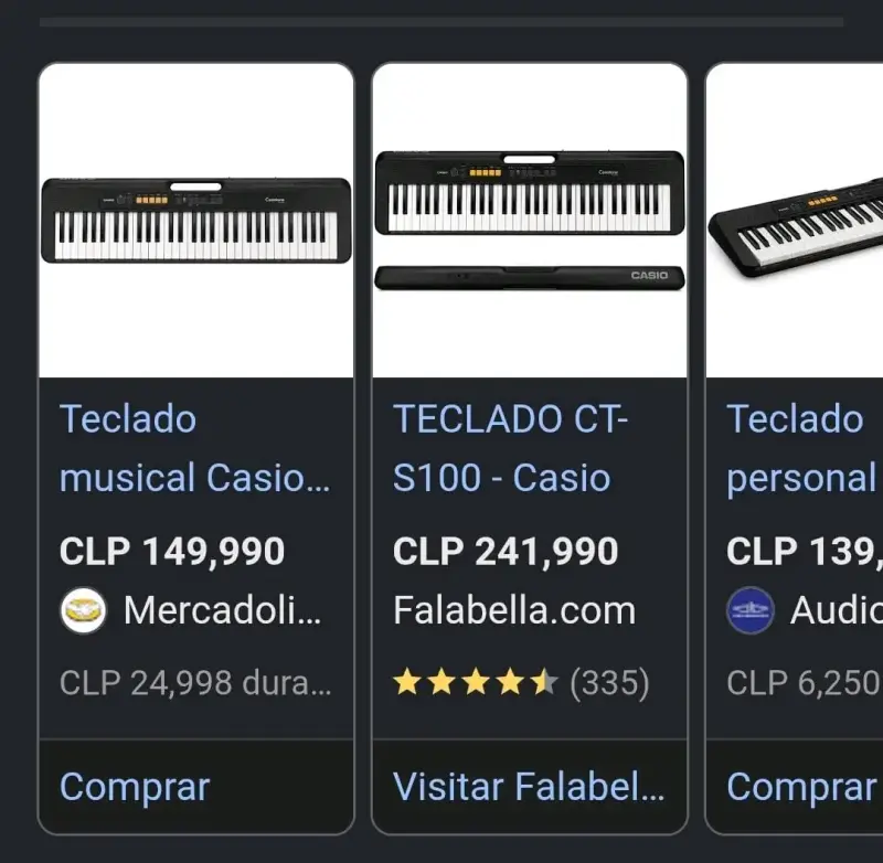 Teclado Musical Casio CT-S100 - 4