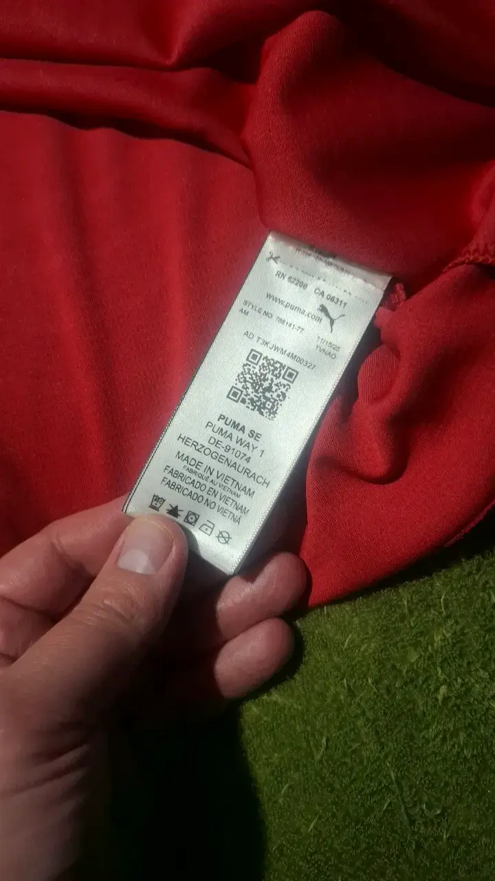 Camiseta de fútbol Portugal Puma roja - 5