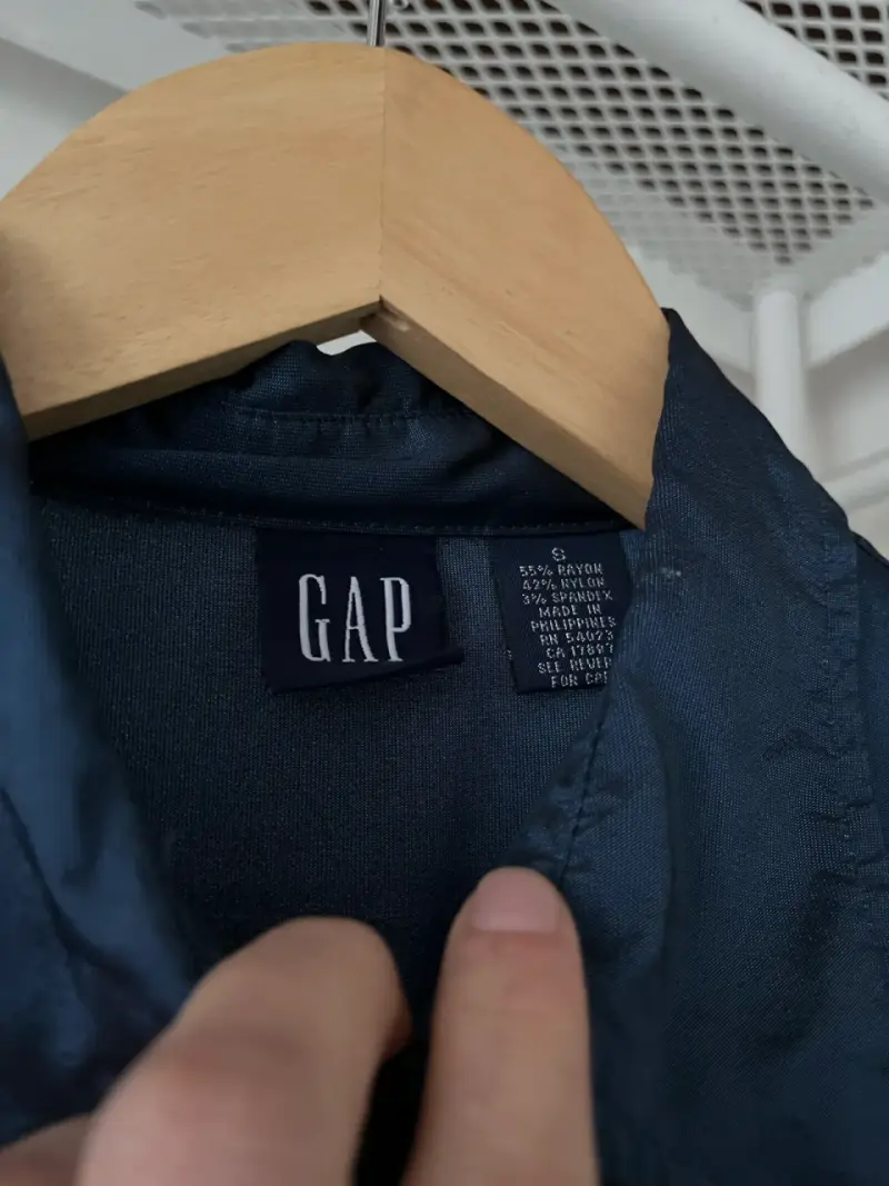 Camisa azul tornasol de mujer GAP en buen estado - 2