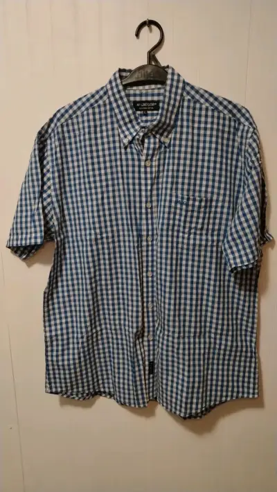 Camisa a cuadros azul McGregor XL - miniatura 1