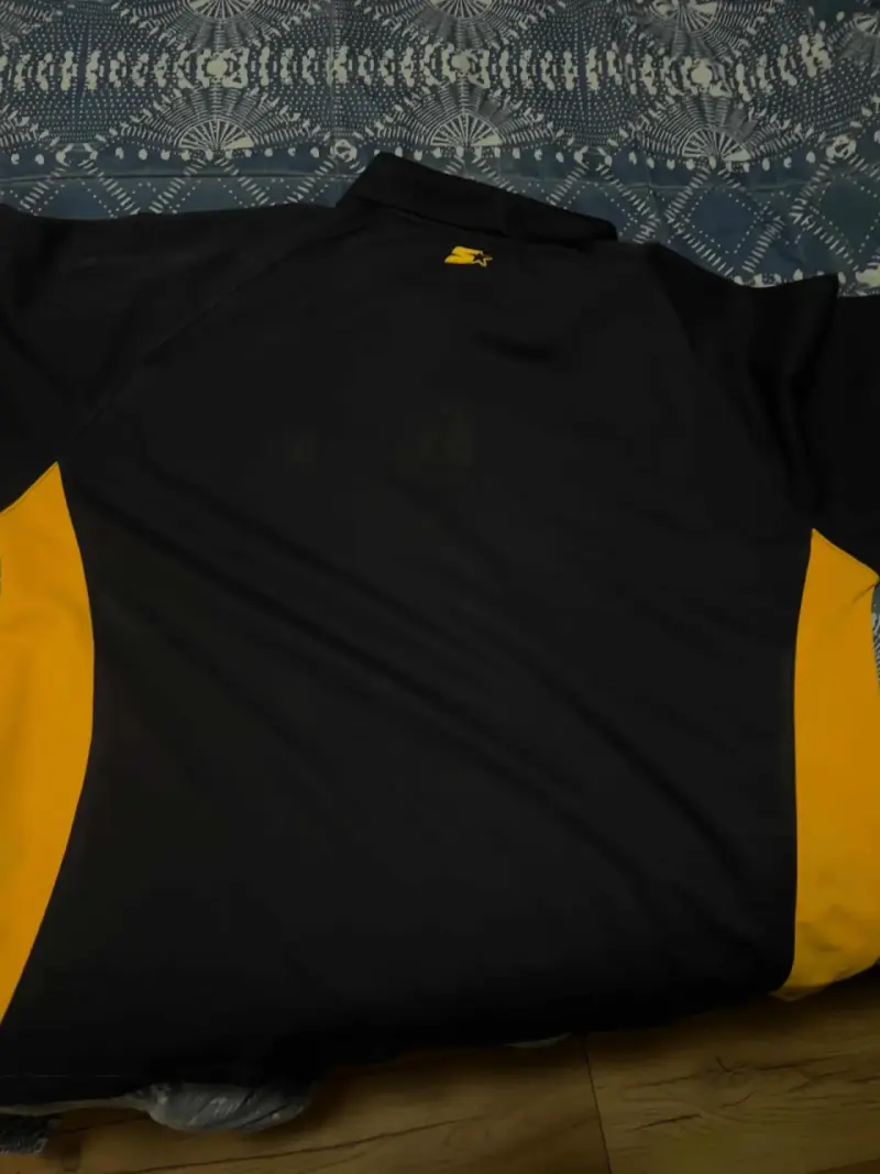 Polera Starter Polo Negra y Amarilla - 2
