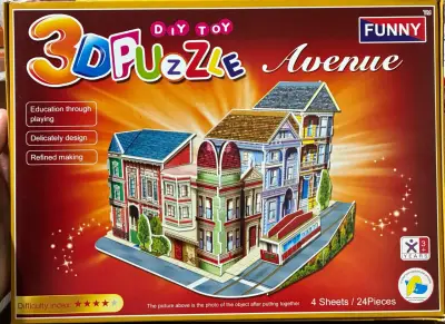 Puzzle 3D Didáctico "Avenue" (DIY Toy) - miniatura 1