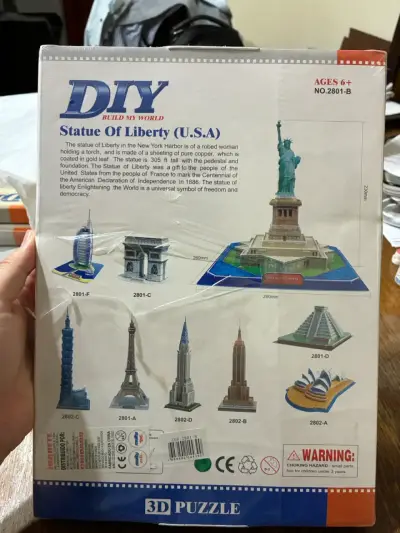 Puzzle 3D Arquitectónico "Estatua de la Libertad" - miniatura 2