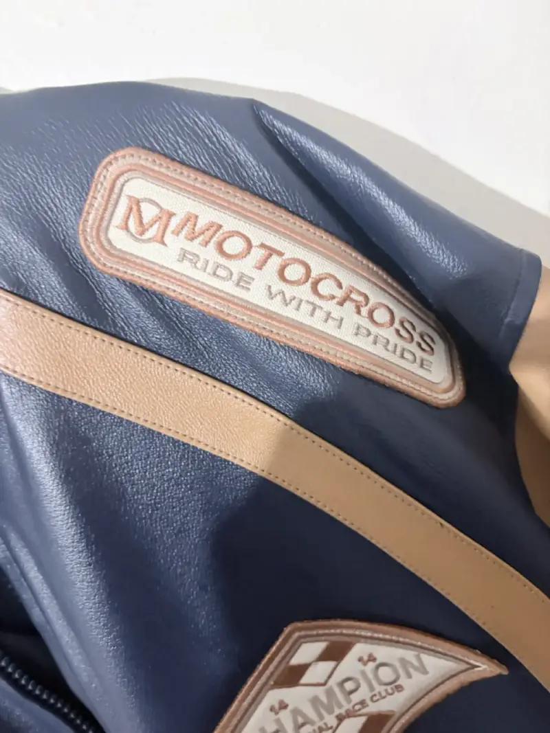 Chaqueta de cuero motocross Max USA - 3
