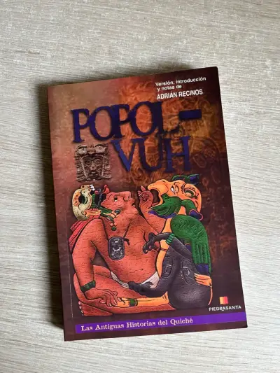 Libro Popol Vuh Edición Adrián Recinos - miniatura 1