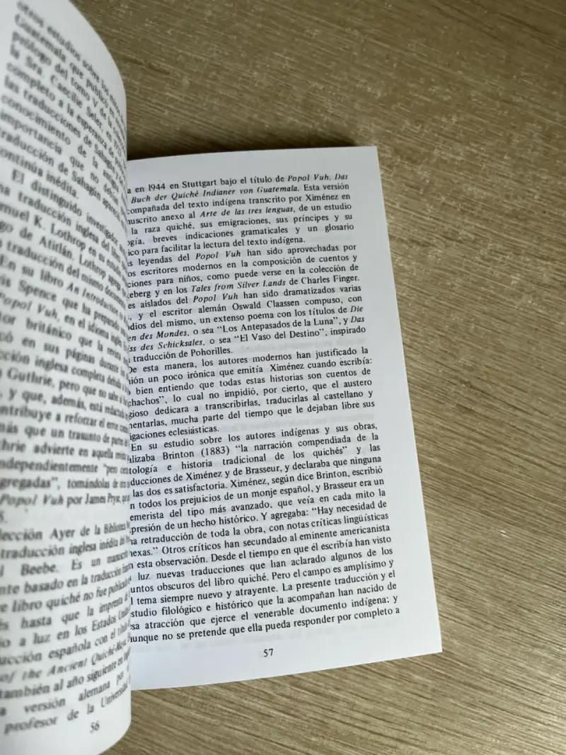 Libro Popol Vuh Edición Adrián Recinos - 2