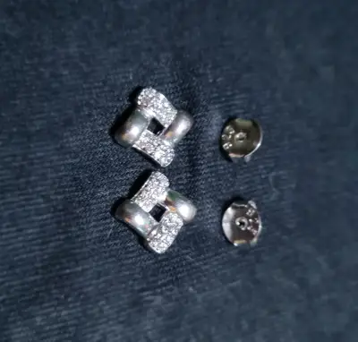 Set Aros de plata con diseño y circonitas - miniatura 6