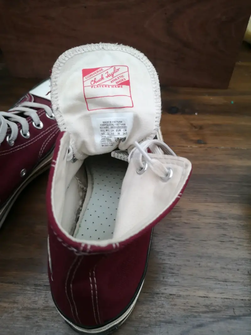 Zapatillas Converse Chuck Taylor Burdeos Talla 38 - 1