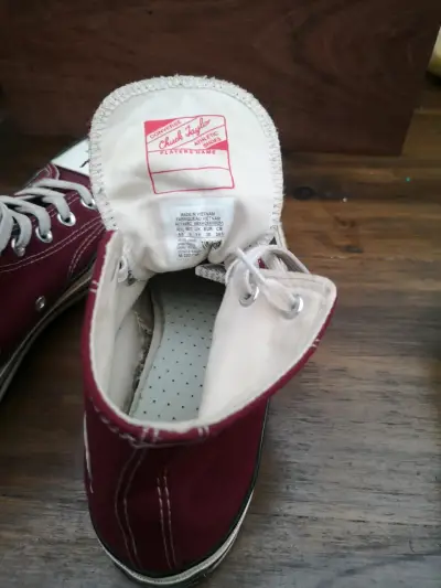 Zapatillas Converse Chuck Taylor Burdeos Talla 38 - miniatura 1