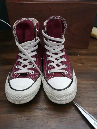 Zapatillas Converse Chuck Taylor Burdeos Talla 38 - miniatura 2