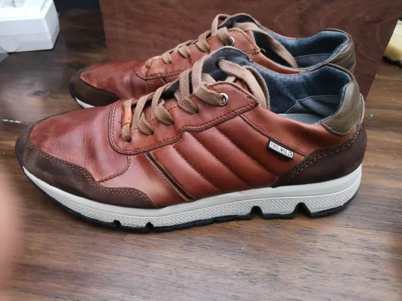 Zapatillas casuales de cuero Pikolinos marrón - 5