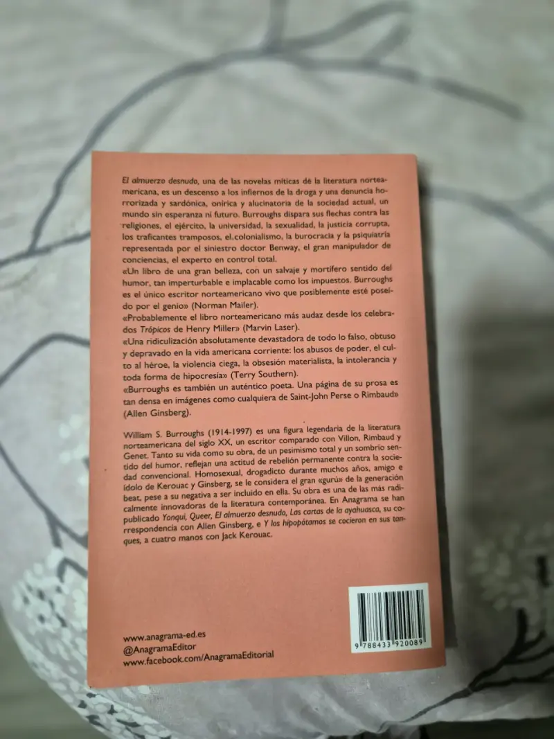 Libro El almuerzo desnudo de William S. Burroughs - 2