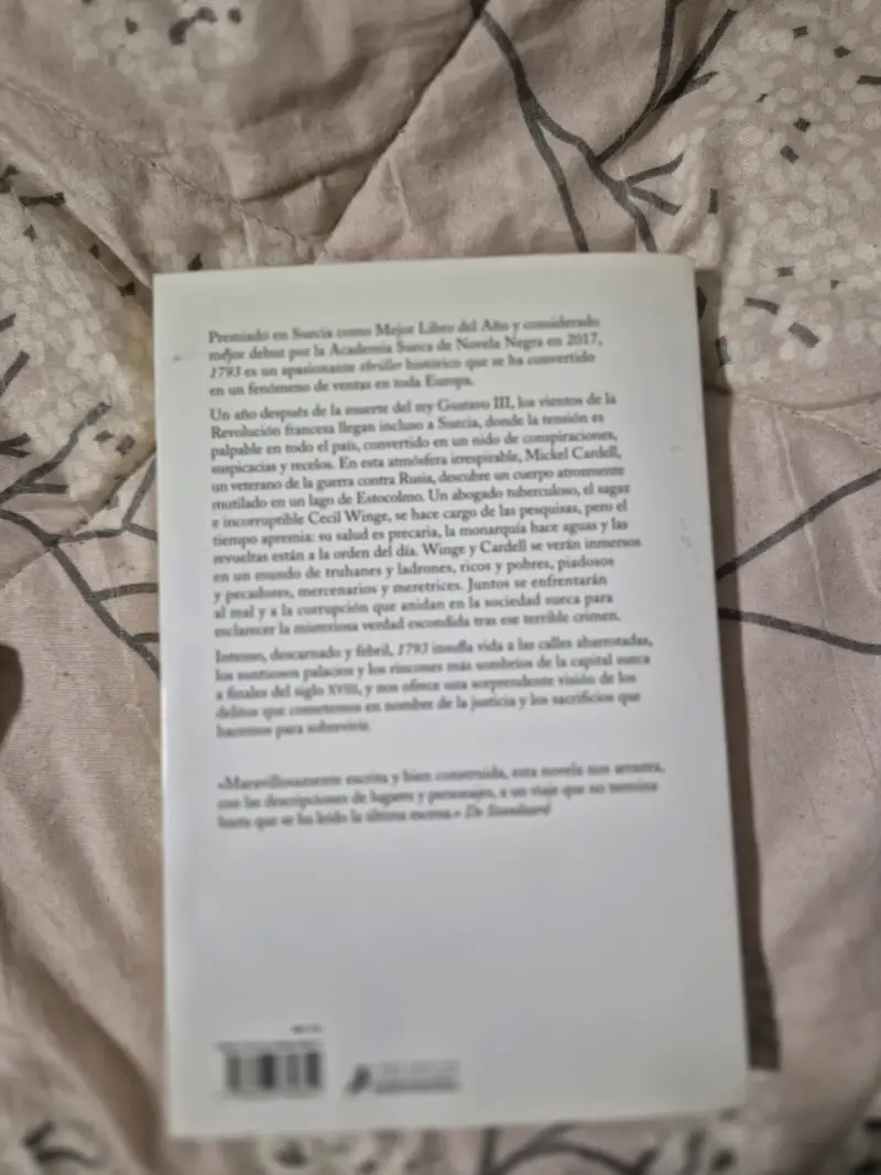 Libro '1793' de Niklas Natt Och Dag - 2