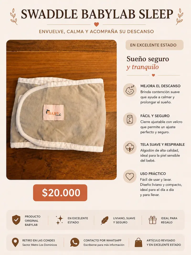Swaddle Babylab Sleep en excelente estado