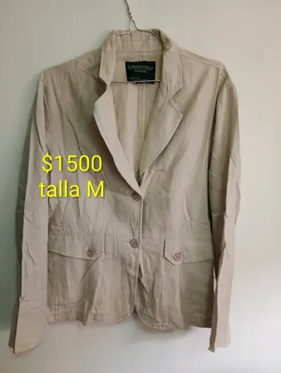 Chaqueta Beige Greenfield Talla M - miniatura 1