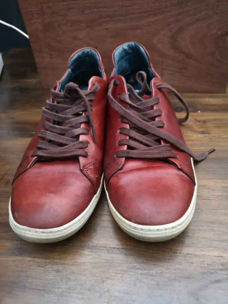 Zapatillas de cuero rojas Pulso talla 41 - 1