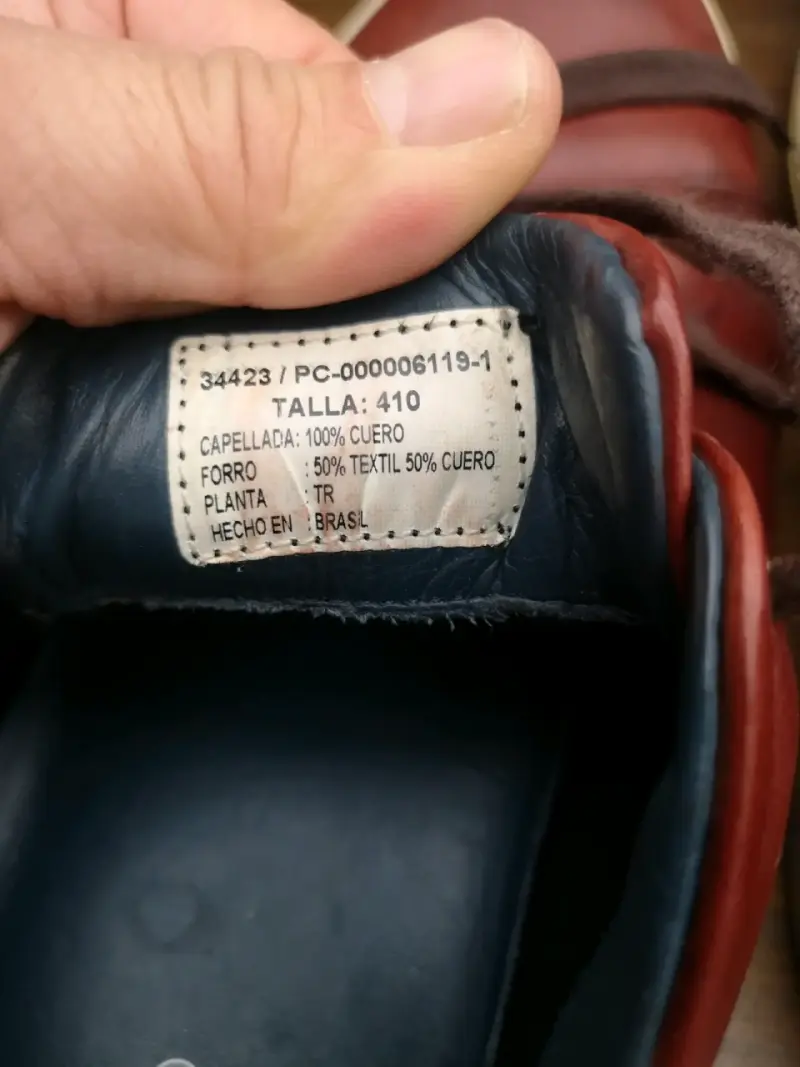 Zapatillas de cuero rojas Pulso talla 41 - 4