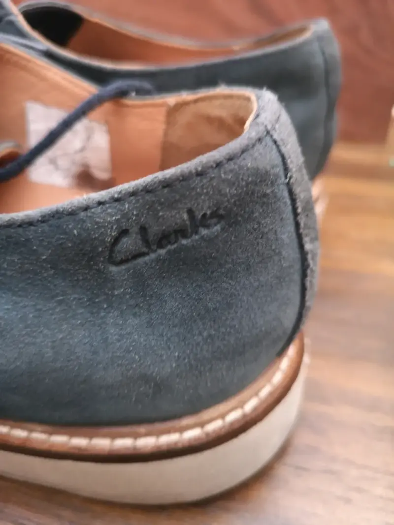 Zapatos de gamuza azul para hombre - 4