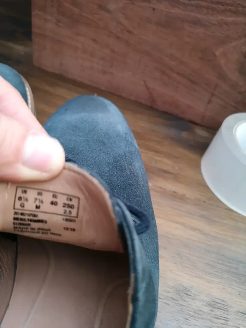 Zapatos de gamuza azul para hombre - 5