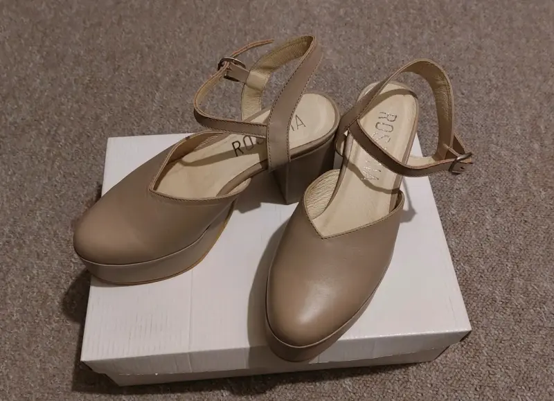 Zapatos de Plataforma Nude - 3