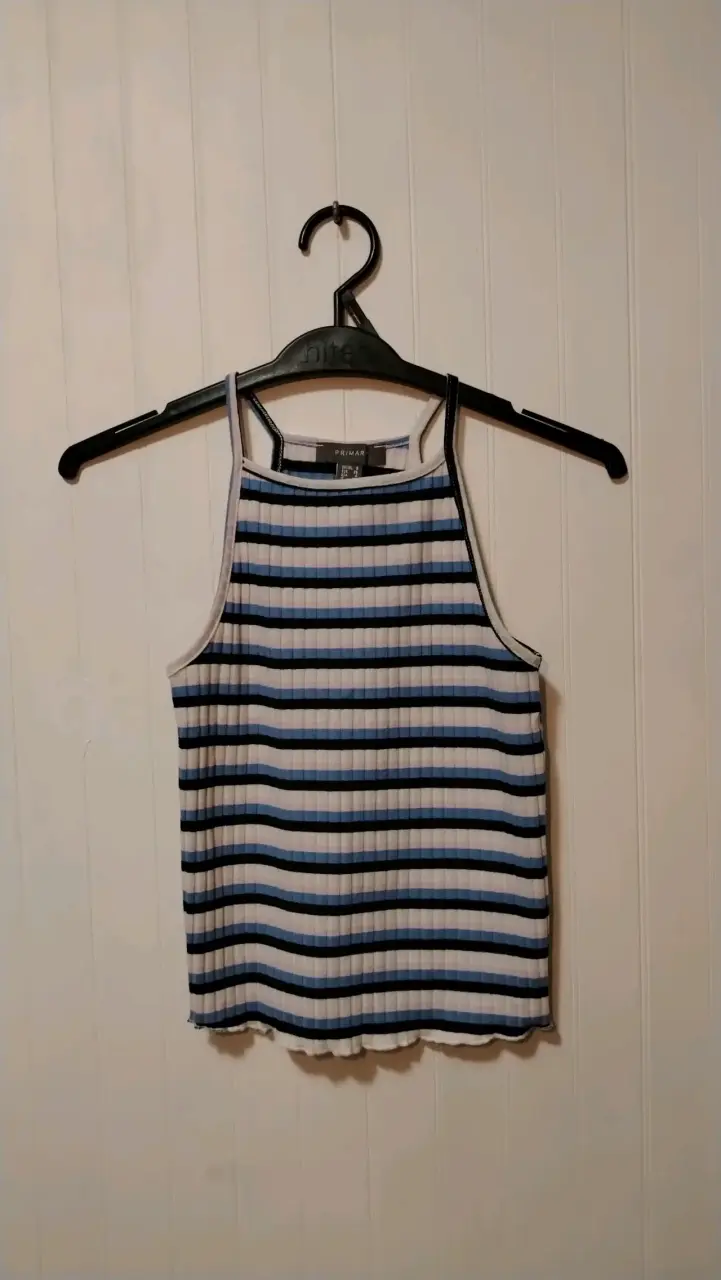 Polera de tirantes a rayas Primark - 1
