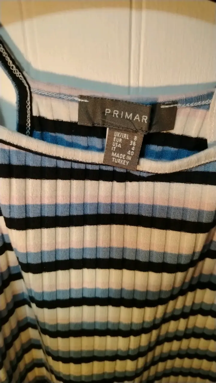 Polera de tirantes a rayas Primark - 2