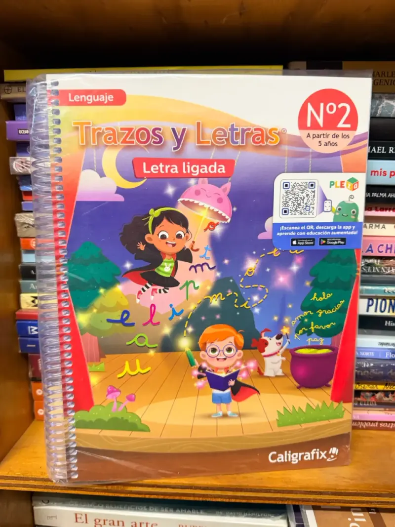 Cuaderno Trazos y Letras N°2 Letra Ligada