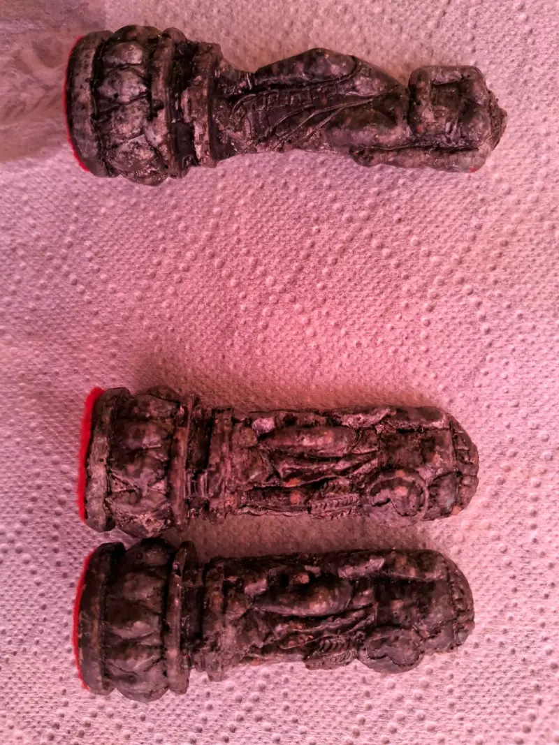 Ajedrez artesanal de madera tallada con diseño prehispánico - 6