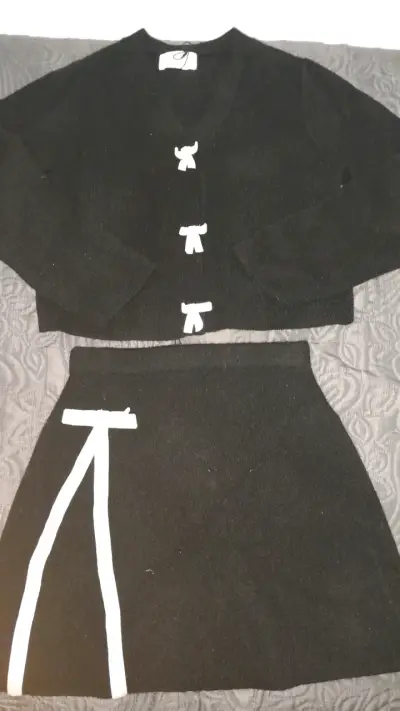 Suéter tejido multicolor talla S - miniatura 3