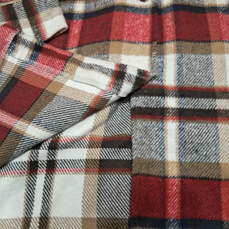Chaqueta de franela a cuadros Tatienne talla L - 2