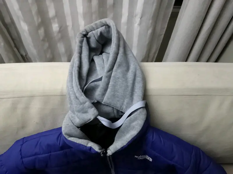 Chaqueta azul The North Face con capucha - 2