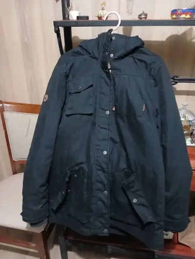 Chaqueta negra Weinbrenner con capucha - miniatura 3