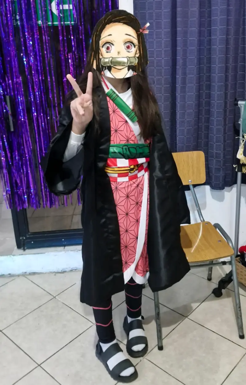 Disfraz de Nezuko Kamado para niños - 1