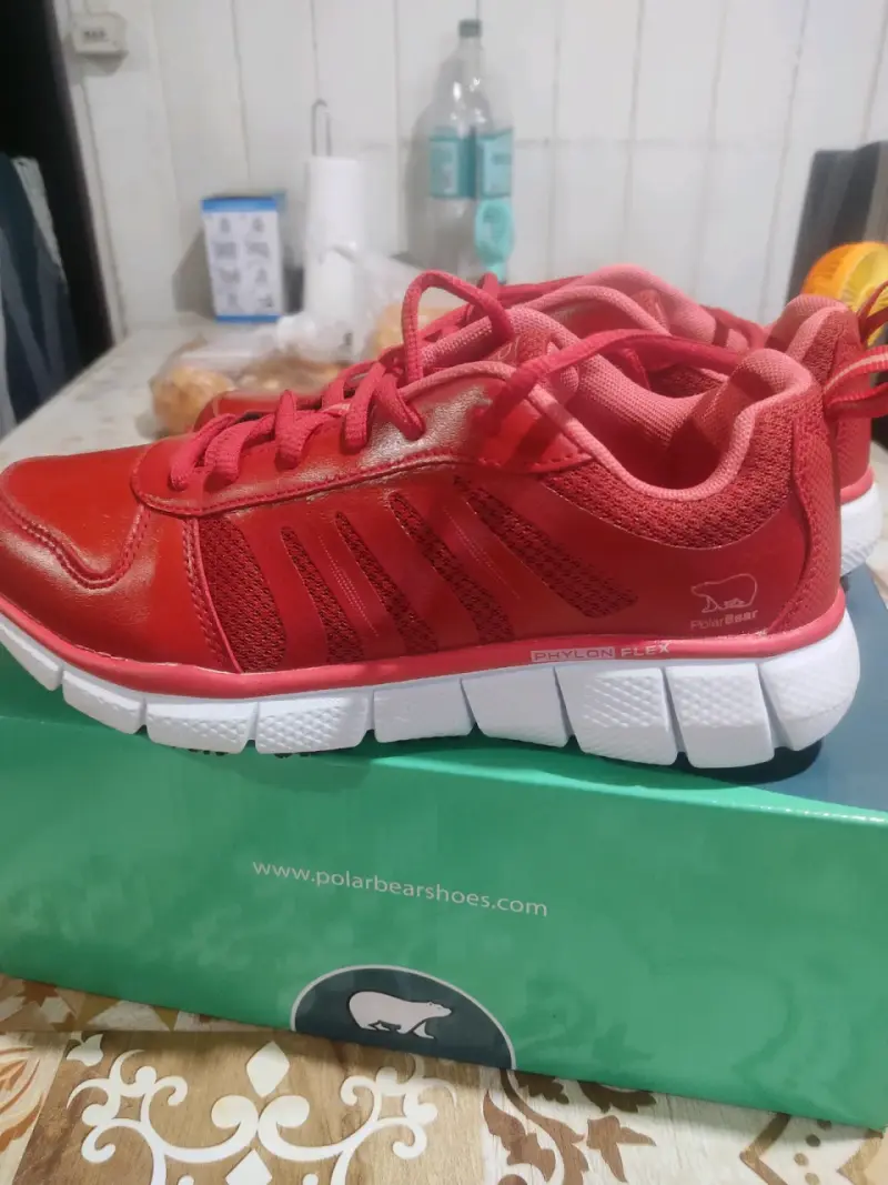 Zapatillas deportivas rojas Polar Bear para niños - 4