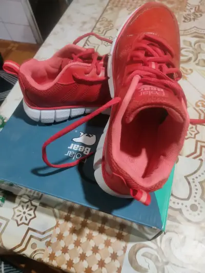 Zapatillas deportivas rojas Polar Bear para niños - miniatura 6